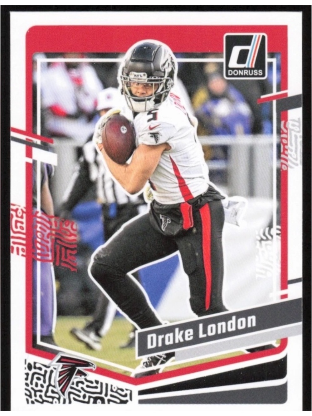 Drake London 2023 Panini Donruss Atlanta Falcons NFL Football Card
